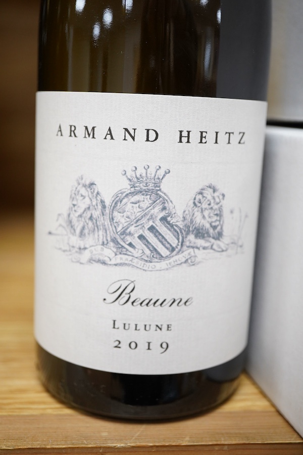 Armand Heitz Beaune Lalune, 2019 - two boxed sets of six bottles